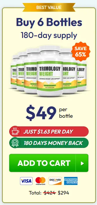 Trimology natural weight management supplement